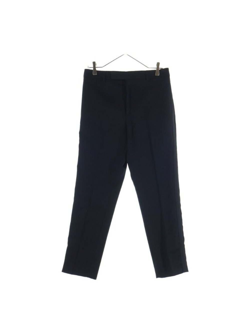 Celine Wool Classic Pants Grand Poudre Trousers Smoking 46 Black